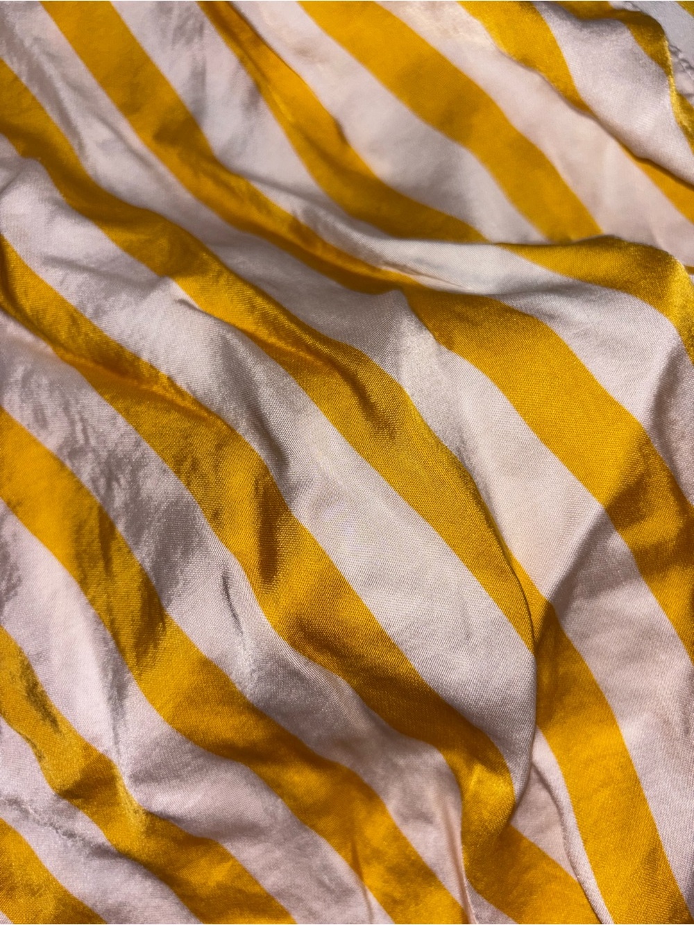 Anthropologie Yellow and White Striped Halter Bubble Tank - Picture 6 of 9